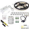 Task Lighting 16 Ft., 225 Lumens/Ft. 12V Std Output Tch Dimmer Switch Tape Light Kit, Sgl-Wht, Daylight Wht 5000K L-VTDK-16-50